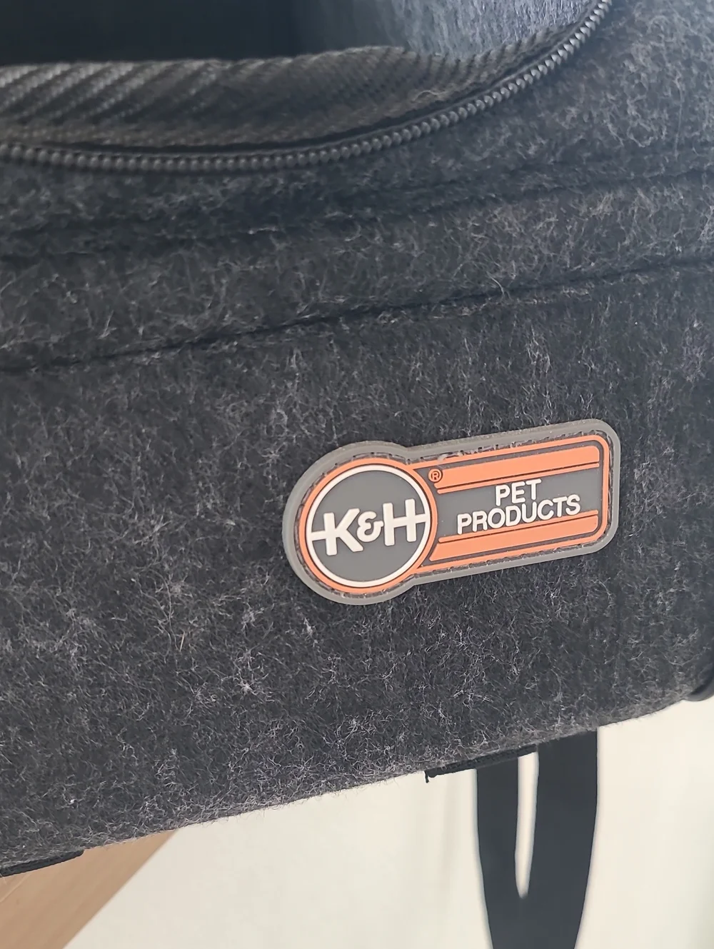 Gray & Black Soft-Sided Dog Carrier